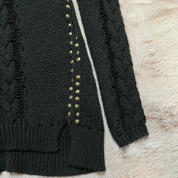 Black Retrod knit sweater with brass details - Picture 4 of 5